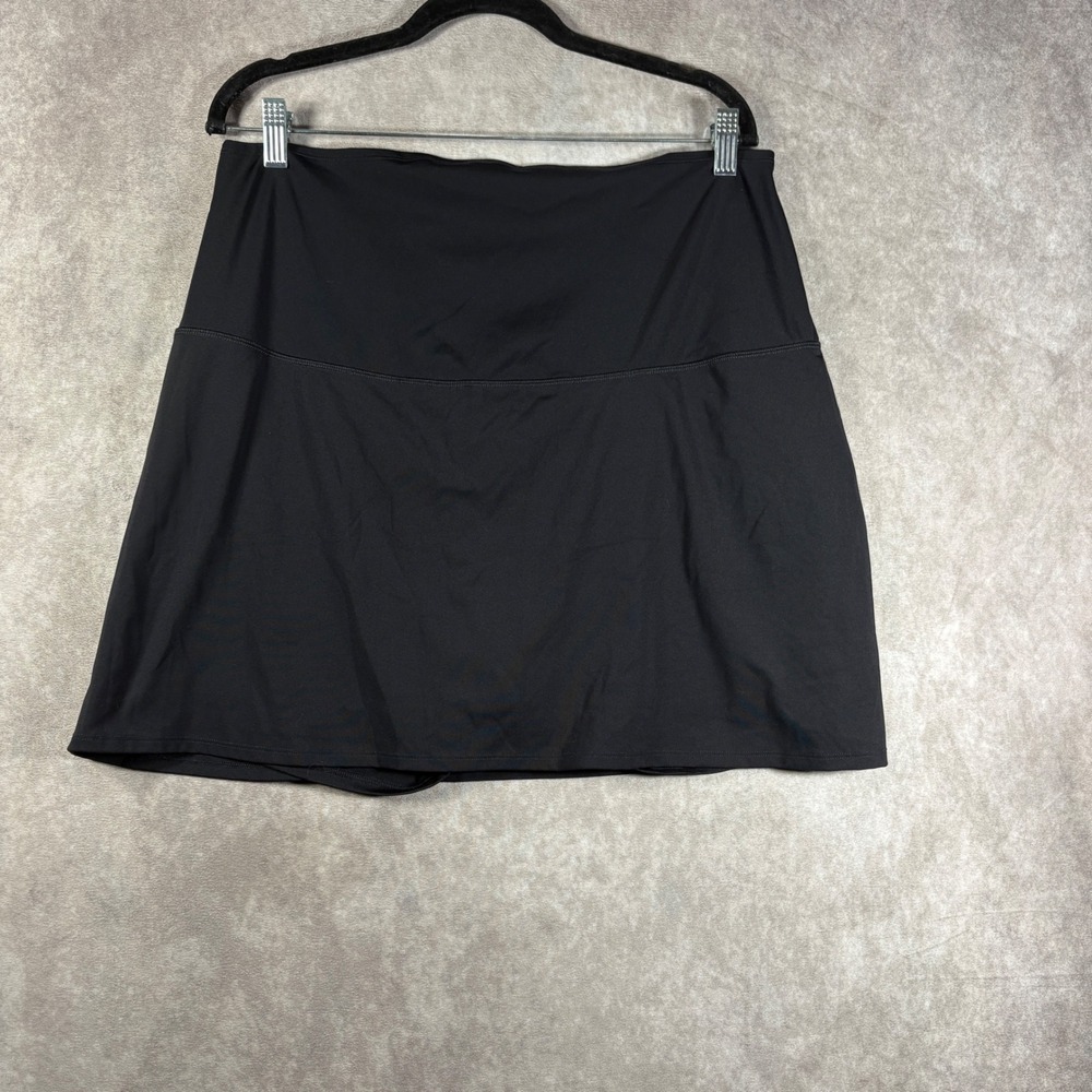 Ingrid & Isabel Skort Women XL Black Maternity Active Athletic Tennis Skirt Golf